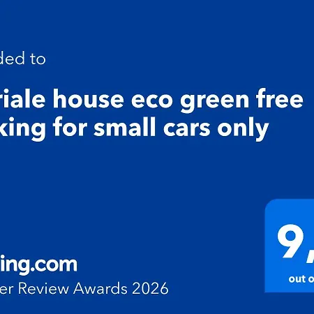Varriale House Eco Parking Free Only Small Car *